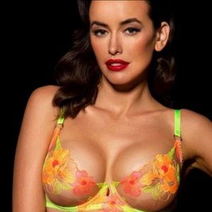 Honey Birdette Christine yellow bra 34 C